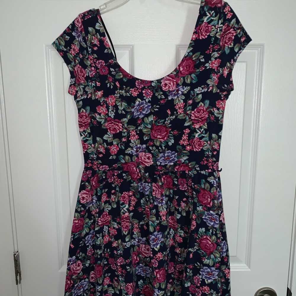 Forever 21 floral peplum dress